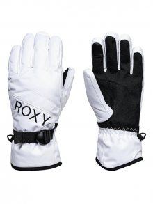 Roxy JETTY SOLID BRIGHT WHITE zimní prstové rukavice - bílá