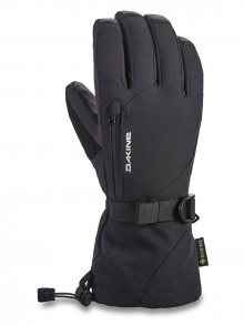 Dakine LEATHER SEQUOIA black zimní prstové rukavice - černá