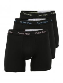 Calvin Klein Underwear Boxerky černá / světle červená / světle žlutá / světlemodrá