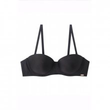 Balkonová push up podprsenka E2016 MRMISS - barva:MISSPBLACK/černá, velikost:80B