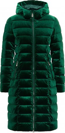 faina Zimní kabát smaragdová