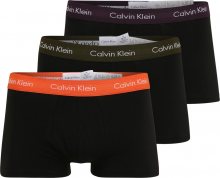 Calvin Klein Underwear Boxerky černá / červená / tmavě zelená / tmavě fialová