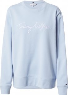 TOMMY HILFIGER Mikina světlemodrá / bílá