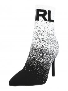 Karl Lagerfeld Kotníkové boty \'PANDORA\' bílá / černá