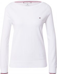 TOMMY HILFIGER Mikina bílá / červená / námořnická modř