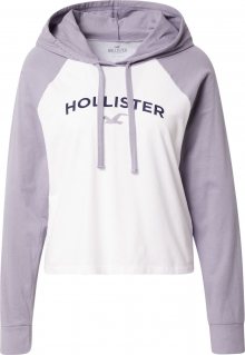 HOLLISTER Mikina šeříková / bílá / noční modrá