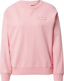 LEVI\'S Mikina růžová / starorůžová / bílá