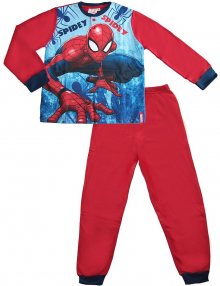 červené chlapecké pyžamo spiderman