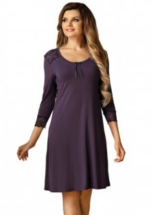 Noční košilka Babella Clara L Imperial Purple