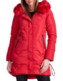 Dámská červená zimní bunda