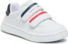 Sneakersy TOMMY HILFIGER Low Cut Velcro Sneaker T1B4-31079-0193 M Bílá