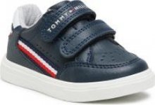 Sneakersy TOMMY HILFIGER Low Cut Velcoro Sneaker T1B4-31073-0621X007 M Tmavomodrá