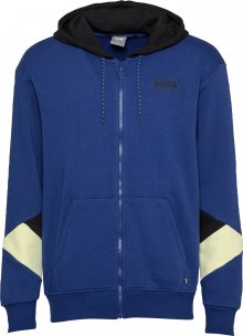 PUMA Sportovní mikina s kapucí \'REBEL\' královská modrá / bílá / černá