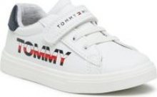 Sneakersy TOMMY HILFIGER Low Cut Lace-Up T1B4-31075-0742X336 S Bílá