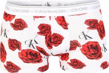 Calvin Klein Underwear Boxerky \'TRUNK\' červená / bílá