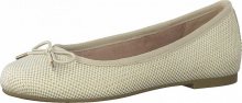 TAMARIS Baleríny béžová / tmavě béžová