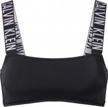 Calvin Klein Swimwear Horní díl plavek černá / bílá