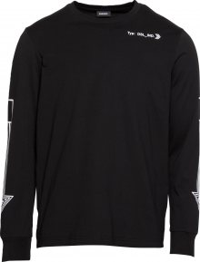 DIESEL Tričko \'JUST\' černá / bílá