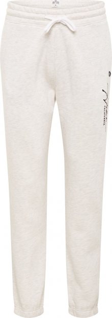 HOLLISTER Kalhoty černá / bílý melír