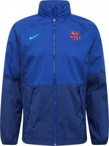 NIKE Sportovní bunda \'FC Barcelona\' královská modrá / tmavě modrá