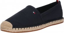 TOMMY HILFIGER Espadrilky \'BASIC FLAT ESPADRILLE\' tmavě modrá