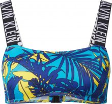 Calvin Klein Swimwear Horní díl plavek námořnická modř / tyrkysová / černá / bílá / limone