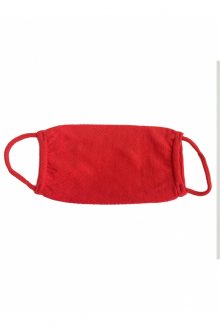 Dvouvrstvá rouška s možností vložení kapesníku červená - GEMINI červená uni