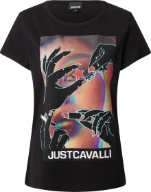 Just Cavalli Tričko černá / mix barev