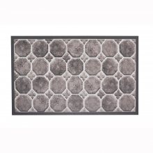 Blancheporte Vinylový koberec s imitací cihel hnědošedá 49x79cm