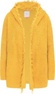 IZIA Pletený kabátek žlutá