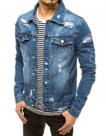 Buďchlap Trendová nebesky modrá džínová bunda