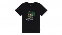 Converse Flowers Are Blooming Tee černé 10021074-A01