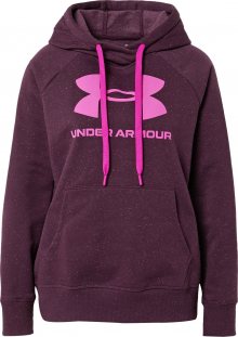 UNDER ARMOUR Sportovní mikina fialová / purpurová