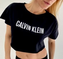 Dámské triko Calvin Klein KW01346 crop top | černá | XS