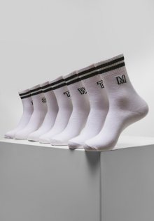 Urban Classics College Letter Socks 7-Pack white - 39–42