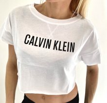Dámské triko Calvin Klein KW01346 crop top bílá | bílá | XS
