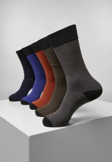 Urban Classics Stripes and Dots Socks 5-Pack multicolor - 39–42