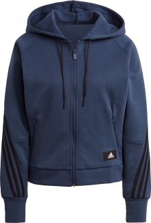 ADIDAS PERFORMANCE Sportovní mikina s kapucí modrá / černá