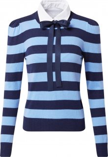 Lauren Ralph Lauren Svetr \'REYA\' tmavě modrá / světlemodrá / bílá