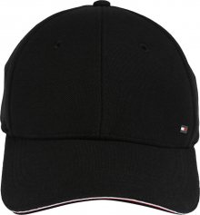 TOMMY HILFIGER Kšiltovka \'ELEVATED CORPORATE\' černá / bílá / červená / modrá
