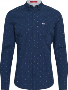 Tommy Jeans Košile \'Dobby\' námořnická modř / bílá / červená
