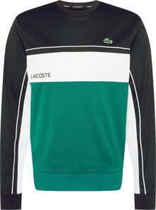 Lacoste Sport Sportovní mikina bílá / zelená / černá