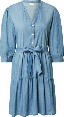 JACQUELINE de YONG Košilové šaty \'SILLE\' modrá džínovina