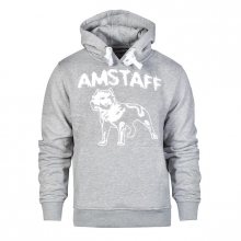 Amstaff Logo Hoodie - grau - M