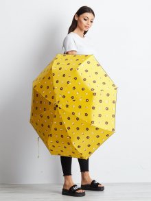Malý žlutý skládací deštník ONE SIZE