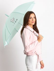 Dámský deštník s mátovým potiskem ONE SIZE