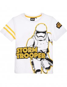 Star wars - bílé chlapecké tričko