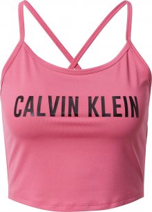 Calvin Klein Performance Sportovní top pink / černá