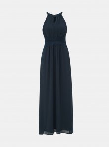 Vila modré maxi šaty - XL