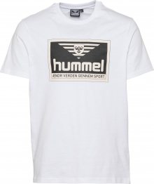 hummel hive Funkční tričko \'FRESH\' bílá / černá / béžová
